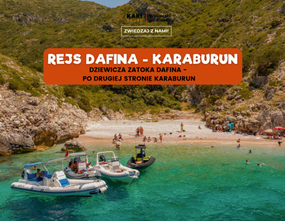 Rejs do Zatoki Dafina z Durres lub Wlory - jednodniowa wycieczka z Kaki Tours