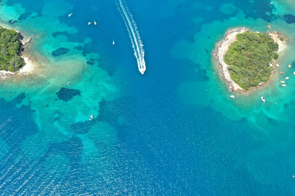 dzikie wysepki ksamil albania