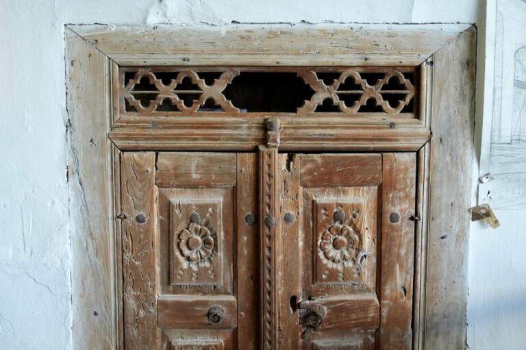 zabytkowe drzwi dom Skenduli, Gjirokaster